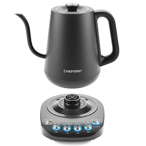 chefman electric precision kettle box|chefman electric kettle gooseneck.